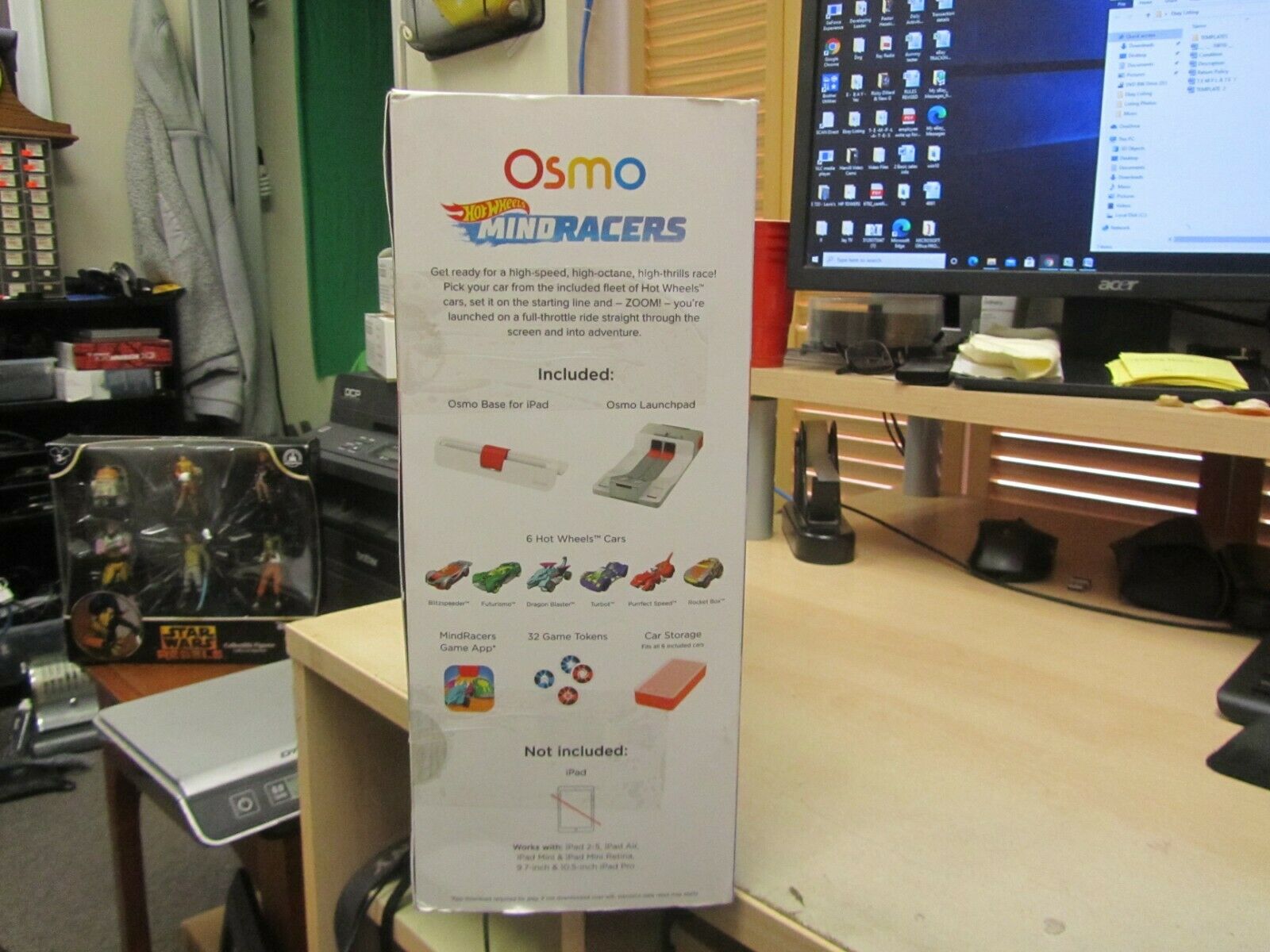 Osmo Hot Wheels Mindracers Game Kit for Ipad Base Included Brand 90100006 NIOB - Fresh Stock Dated October 2025
