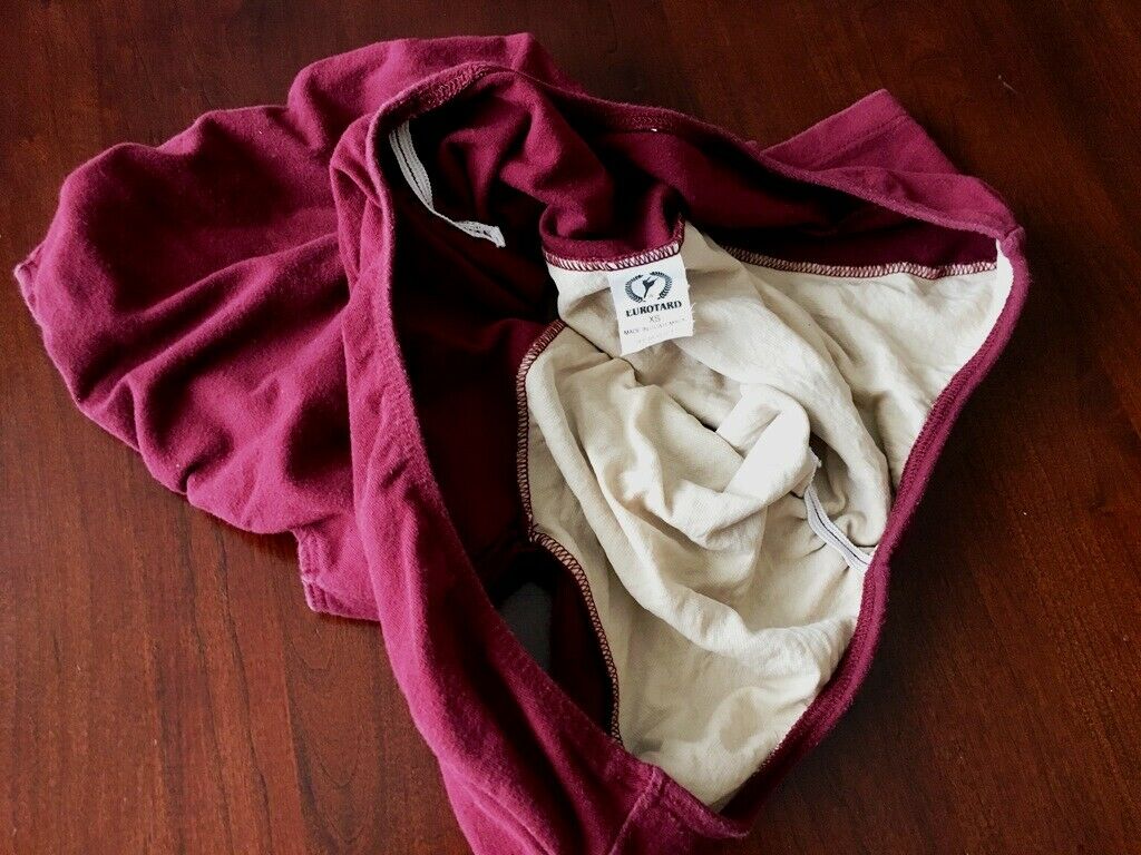Eurotard - Girl Size XS Cap Sleeve Dance Leotard, Maroon - Fresh Stock Dated October 2025