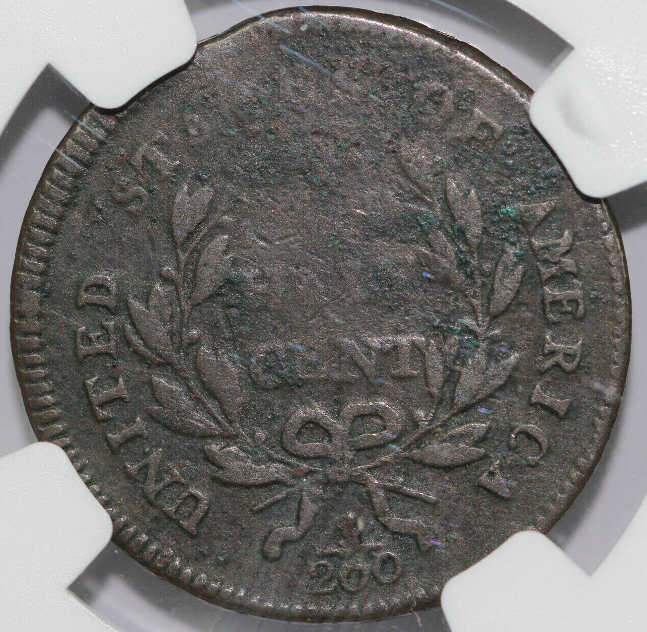 1795 1/2c C-1 Lettered Edge Liberty Cap Half Cent NGC FINE DETAILS CORROSION - Fresh Stock Dated October 2025
