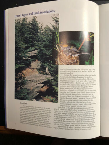 1996 Neotropical Migratory birds of the Southern Appalachians, USDA Forest Svc - Fresh Stock Dated October 2025