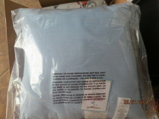 POTTERY BARN SNOOPY SURFS UP PILLOW NIP  BRING ON SUMMER W/SURFER SNOOPY last 1 - Fresh Stock Dated October 2025