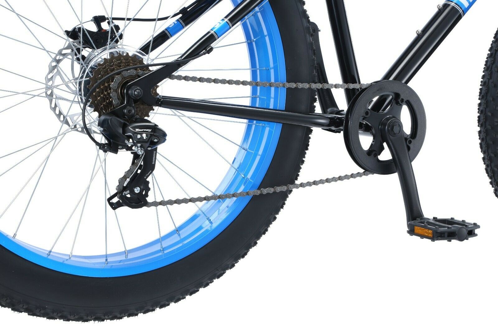 Mongoose Dolomite Men's Fat Tire Bike, 26-inch wheels, 7 speeds, Black - Fresh Stock Dated October 2025