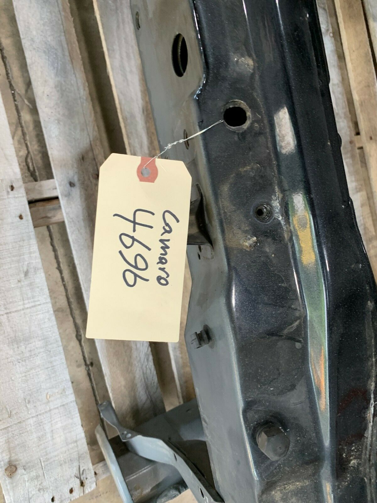2012 CAMARO SS OEM FRONT RADIATOR CORE SUPPORT FRAME RAIL CUT - Fresh Stock Dated October 2025