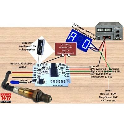 WB D1-DIY Wideband Air Fuel Ratio Controller Kit - no sensor - Fresh Stock Dated October 2025