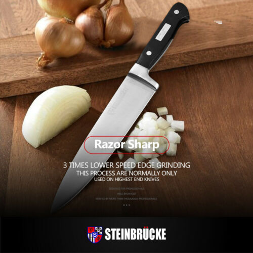 Kitchen Knife Chef Knives 8 inch German High Quality Stainless Steel - Fresh Stock Dated October 2025