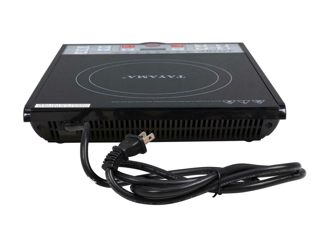 Tayama SM15-16A3 Induction Cooker with Cooking Pot, Black - Fresh Stock Dated October 2025
