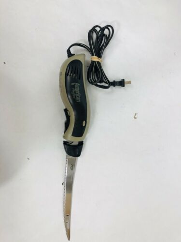 American Angler Model Electric Fish Fillet Knife Model 31600 120vac 60hz Tested - Fresh Stock Dated October 2025