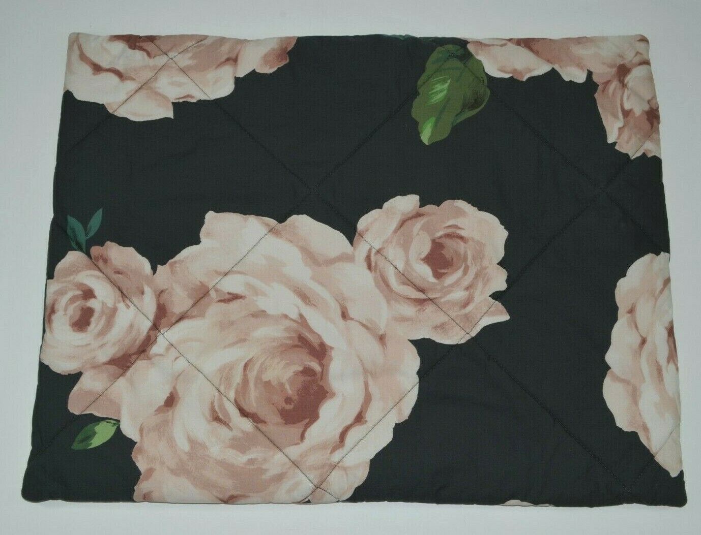 Pottery Barn Teen Emily & Meritt Bed Of Roses Quilted Standard Sham Blush VGUC! - Fresh Stock Dated October 2025