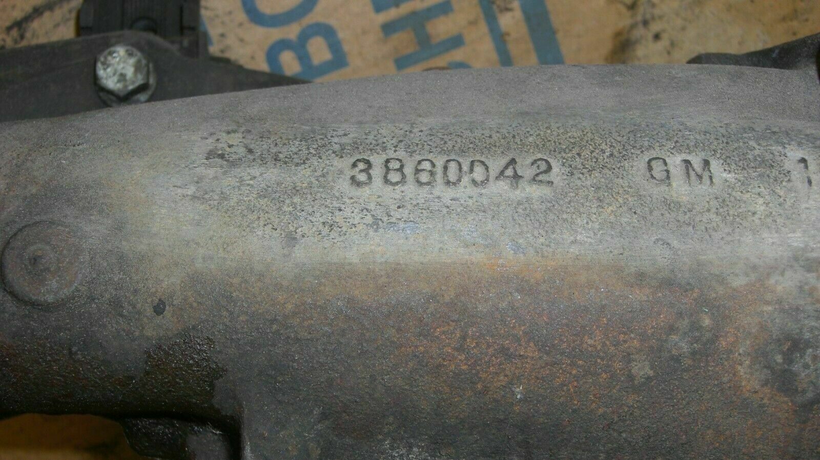 1966 Saginaw GM 3 Speed Transmission w/ Hurst Synchro Loc 3858986 - Fresh Stock Dated October 2025