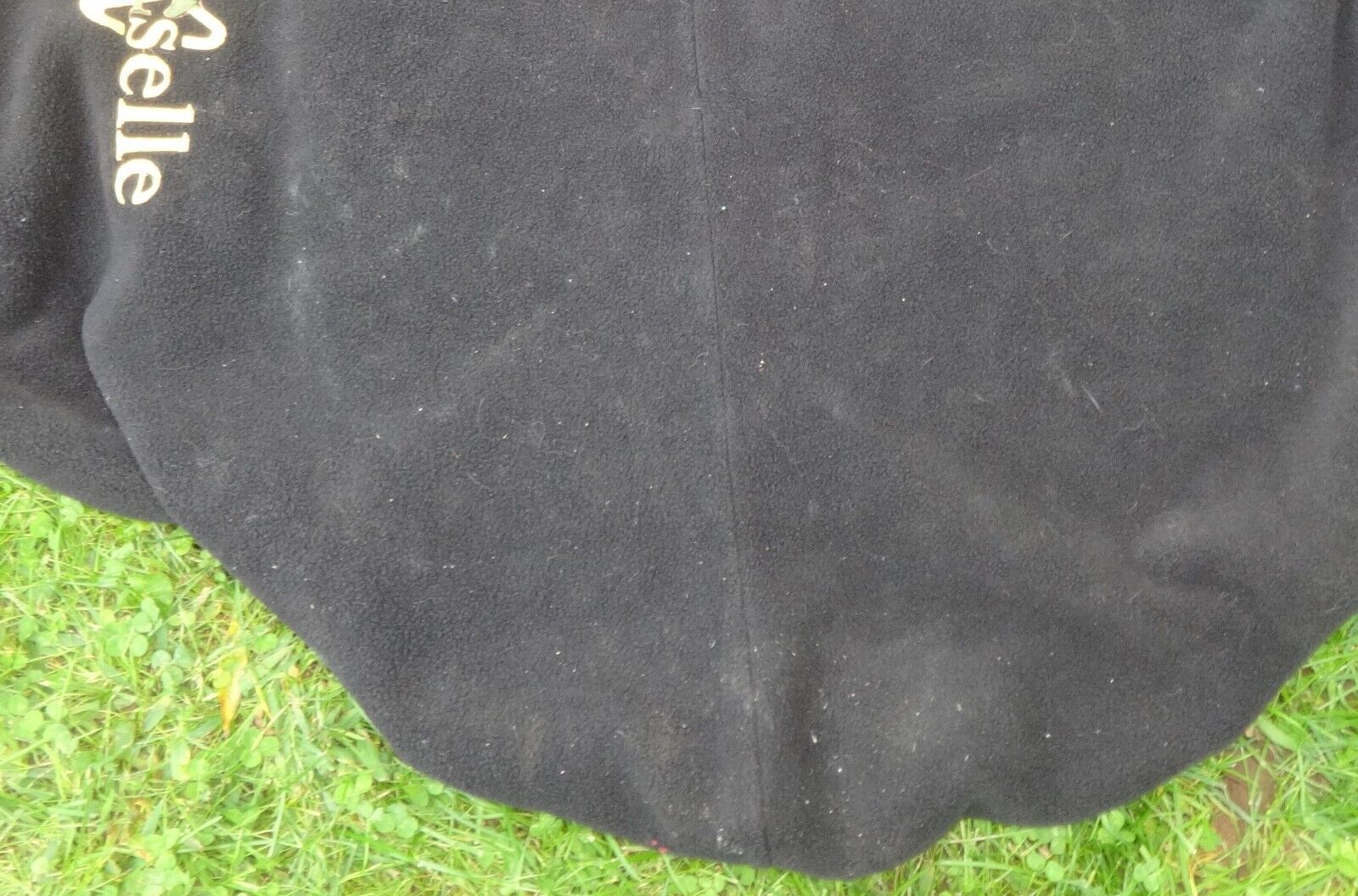 CROSBY EXSELLE English Saddle Cover - BLACK/White Logo - Soft Material - GREAT! - Fresh Stock Dated October 2025