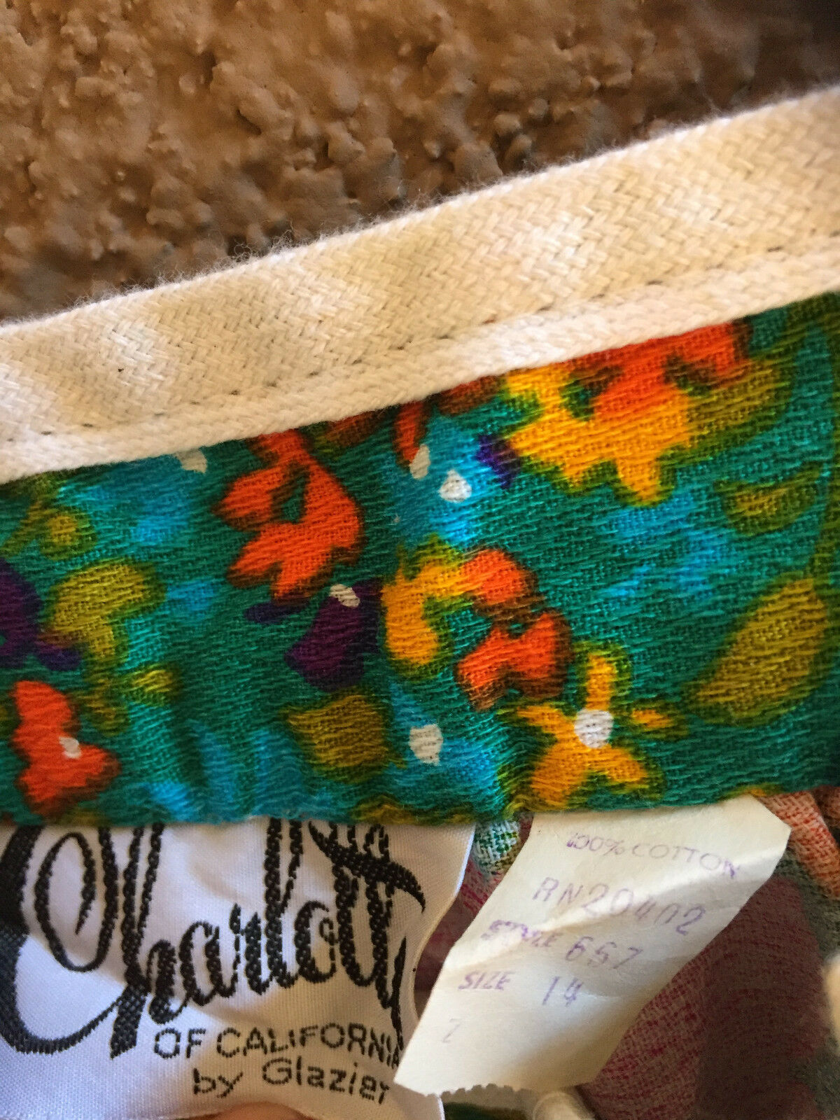 VTG Psychedelic Hippie Mod 60s 70s Floral Paisley Boho Festival Maxi Skirt M - Fresh Stock Dated October 2025