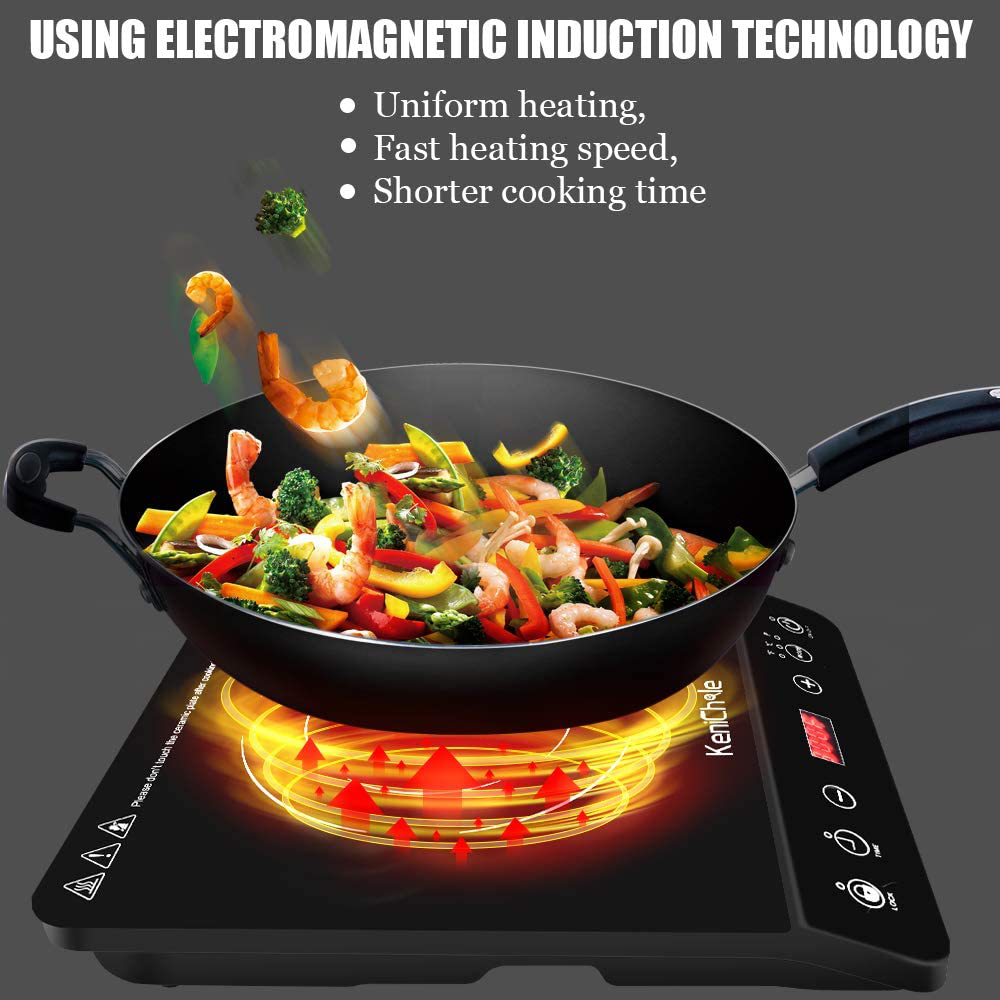 Potente Cocina Portátil Electrica Placa Segura Inducción Quemador De Encimera #1 - Fresh Stock Dated October 2025