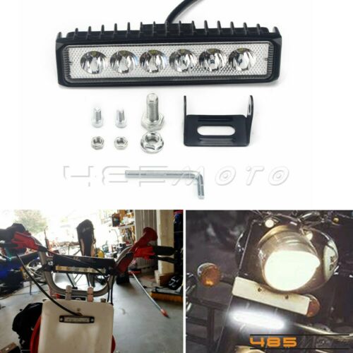 Dirt Bike Dual Sport 6pcs LED Light Bar 12V/24V Work Light Off Road Lights IP 67 - Fresh Stock Dated October 2025