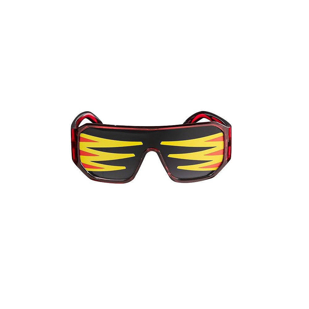 Macho Wrestler Madness Glasses Halloween Costume Accessory Cosplay Sunglasses - Fresh Stock Dated October 2025