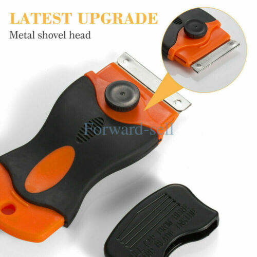 100Pcs Plastic Razor Blades and Razor Scraper Double Edged Sticker Removal Tool - Fresh Stock Dated October 2025