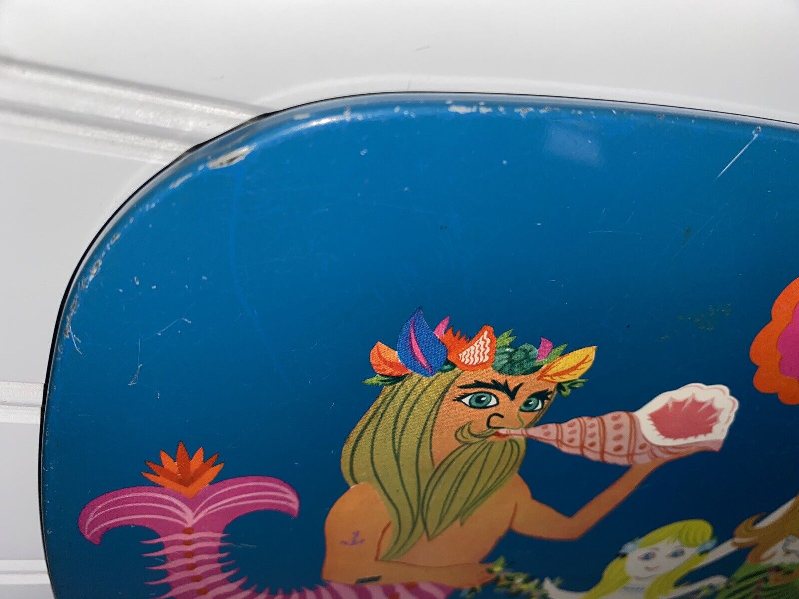 Vintage 70s Hot Plates Flower Child Mermaids Cork Backing - Fresh Stock Dated October 2025