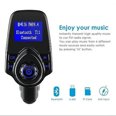 Auto LCD Car Music MP3 Player  Bluetooth Dual USB Port t11 Type for FM SD Card - Fresh Stock Dated October 2025