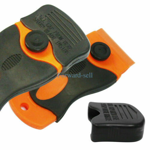 100Pcs Plastic Razor Blades and Razor Scraper Double Edged Sticker Removal Tool - Fresh Stock Dated October 2025