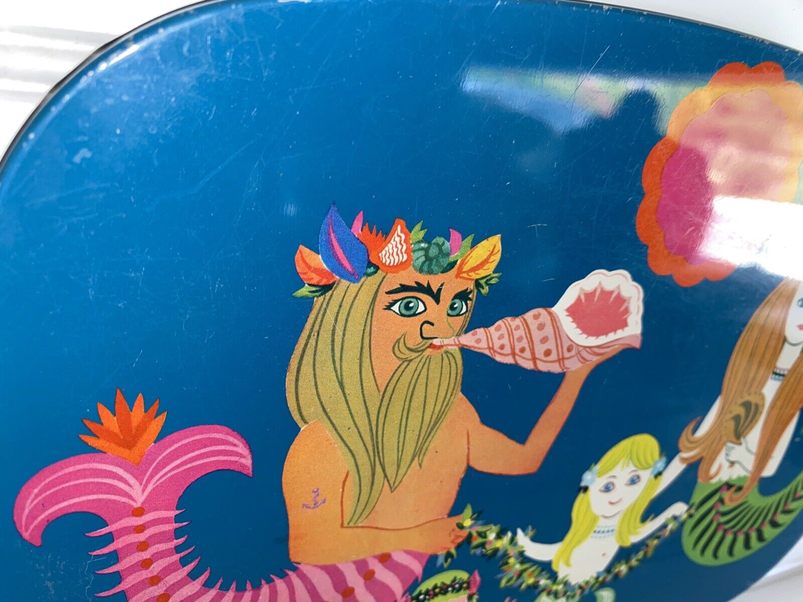 Vintage 70s Hot Plates Flower Child Mermaids Cork Backing - Fresh Stock Dated October 2025