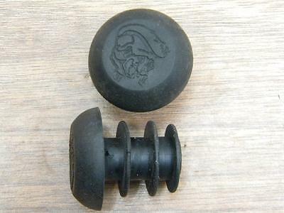 NOS Mongoose Kraton BMX Handlebar Plugs 2pcs. Vintage (530) - Fresh Stock Dated October 2025