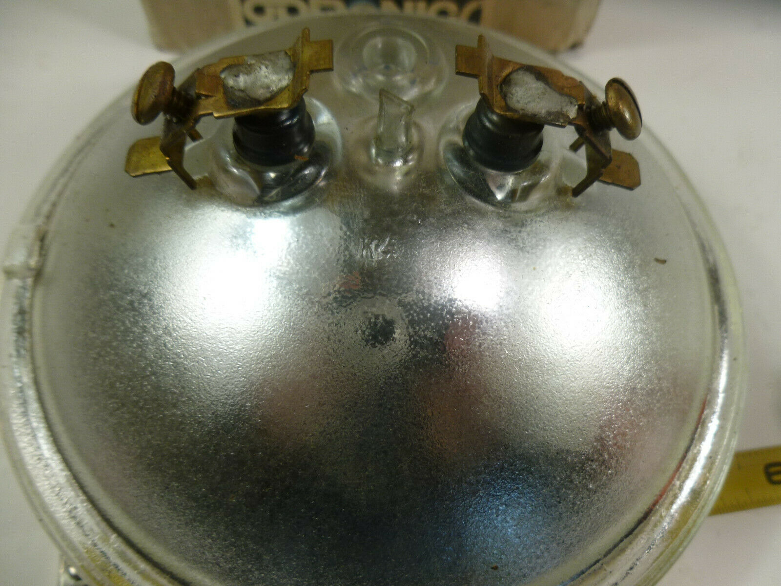 Phillips Spot Light Bulb  4049 13volt 150 watt Smooth Face 5' Glass Clear Eye - Fresh Stock Dated October 2025