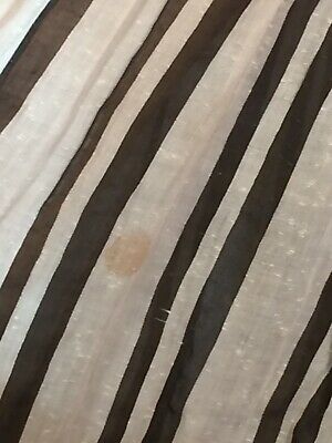 Vintage striped Cotton walking Skirt 1910’s Edwardian antique Steampunk M/L zig - Fresh Stock Dated October 2025