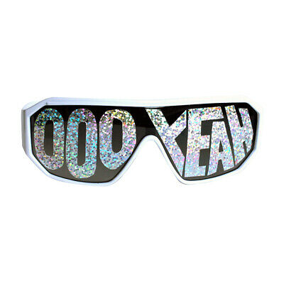 Macho Man White OOO Yeah Sunglasses Randy Savage Oh Costume Wrestler Party WWF - Fresh Stock Dated October 2025