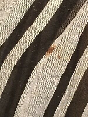 Vintage striped Cotton walking Skirt 1910’s Edwardian antique Steampunk M/L zig - Fresh Stock Dated October 2025