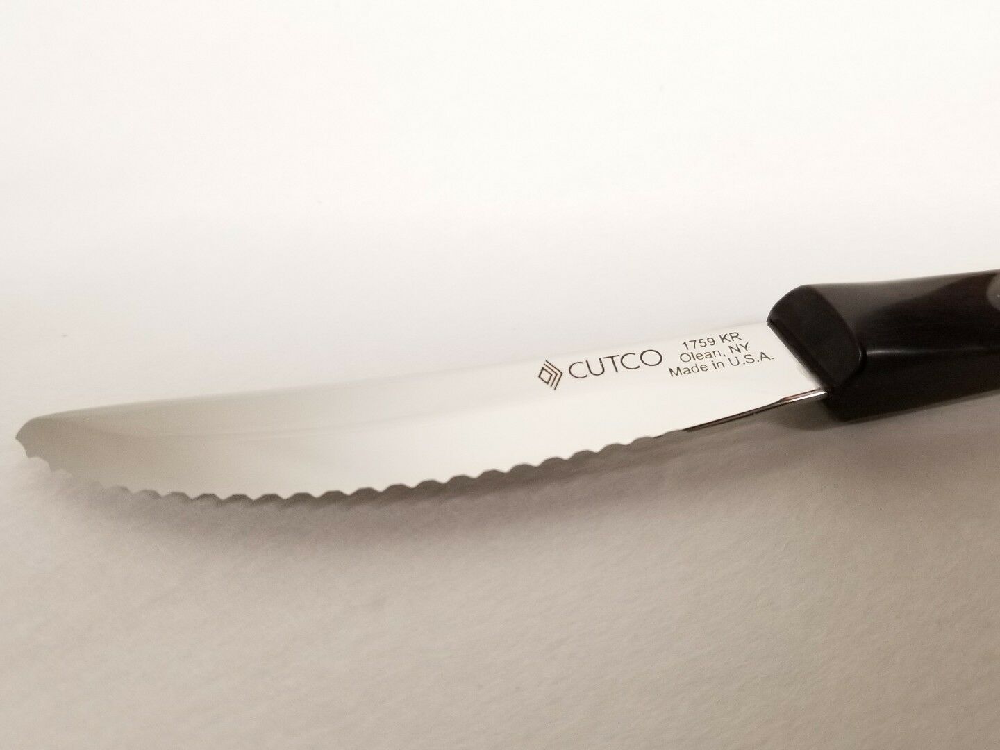 Brand New Cutco Steak/Table Knife #1759 Double D edge dark brown Handle - Fresh Stock Dated October 2025