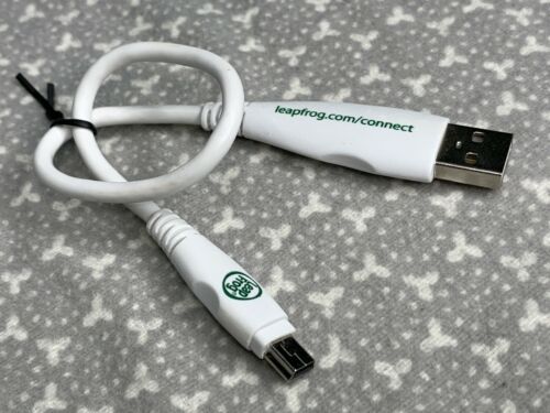 Original Leapfrog White Cable SYNC Connect Cable for LeapPad USB Data Cord - Fresh Stock Dated October 2025
