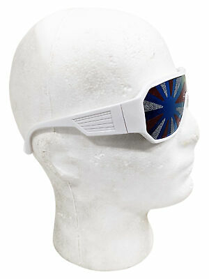 Red White And Blue Starburst Sunglasses Macho Man Randy Savage Wrestler America - Fresh Stock Dated October 2025