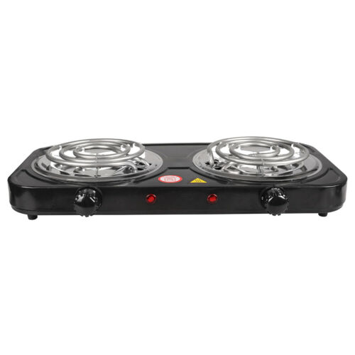 Electric Stove Single/Dual Burner Portable Travel Compact Small Hot Plate Dorm - Fresh Stock Dated October 2025