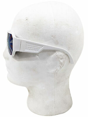 Red White And Blue Starburst Sunglasses Macho Man Randy Savage Wrestler America - Fresh Stock Dated October 2025