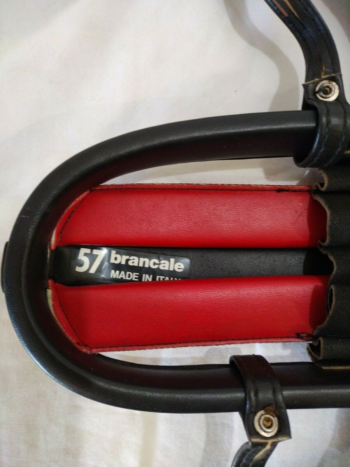 Vintage Brancale Safety Road bike Helmet Leather Nos - Fresh Stock Dated October 2025