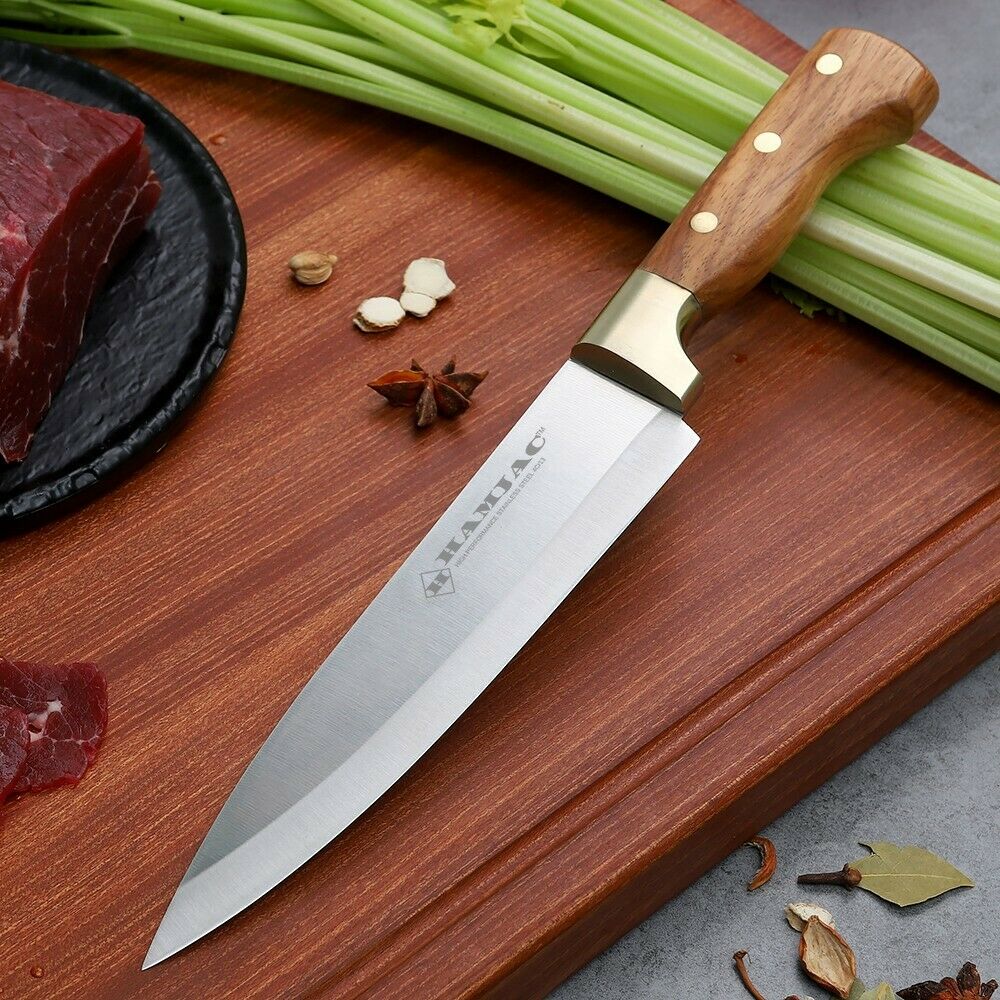 Professional 8 Inch Chef Knife –Stainless Steel  Ultra-Sharp Kitchen Knife - Fresh Stock Dated October 2025