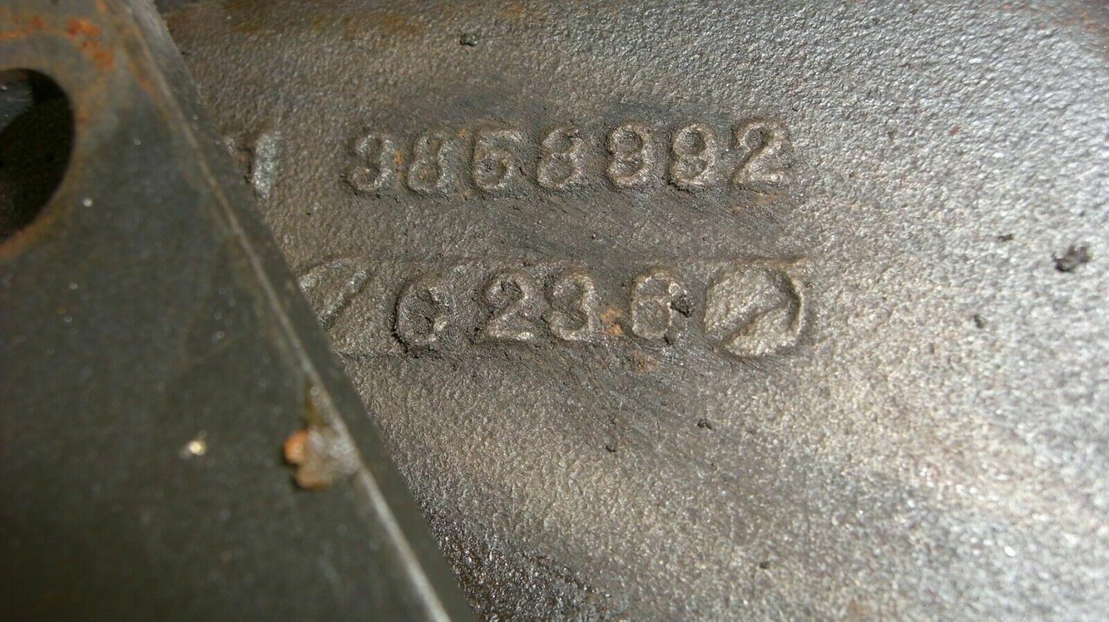 1966 Saginaw GM 3 Speed Transmission w/ Hurst Synchro Loc 3858986 - Fresh Stock Dated October 2025