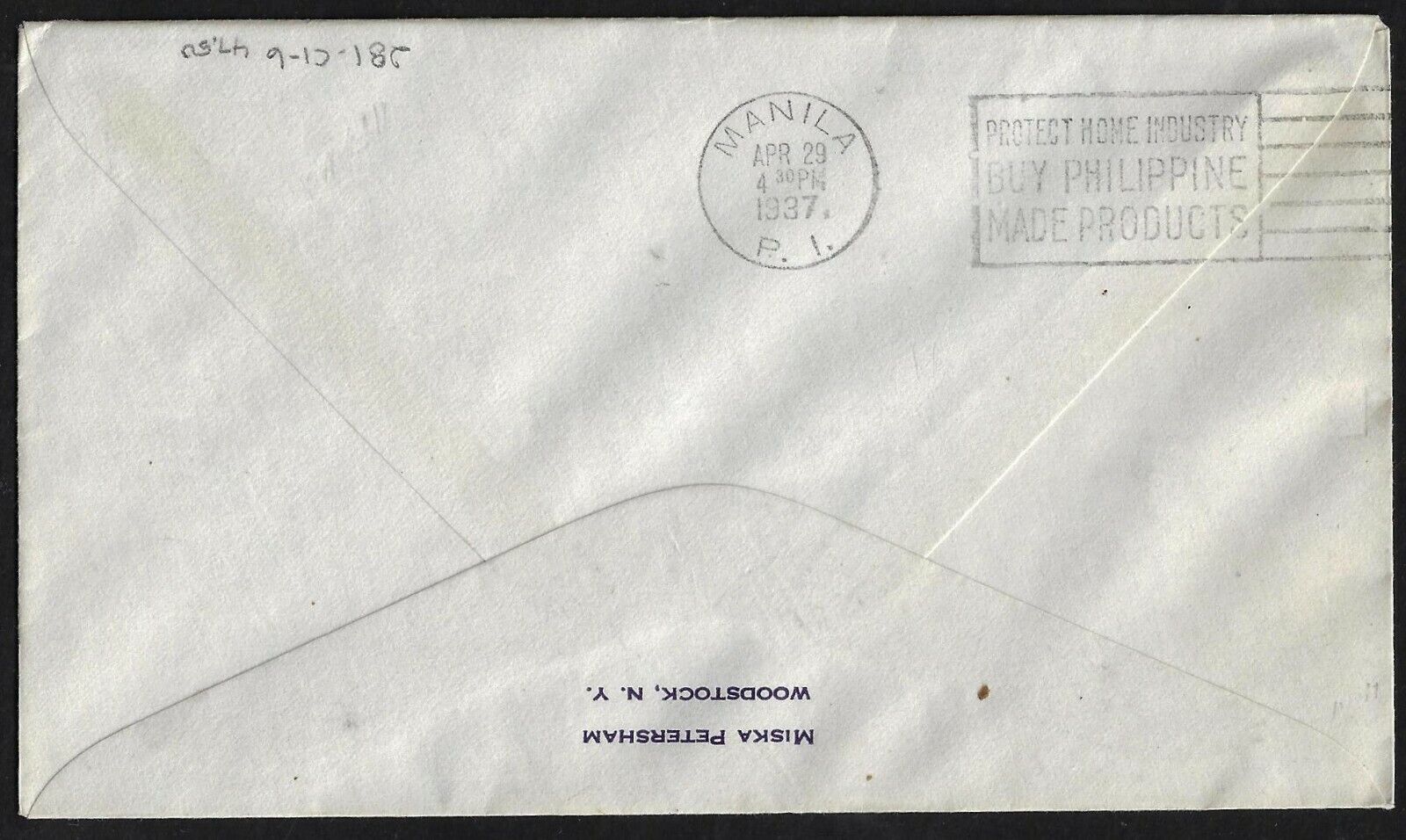 MACAU 1937 FIRST FLIGHT US PAR TRANSATLANTIC FLIGHT TO MANILLA - Fresh Stock Dated October 2025
