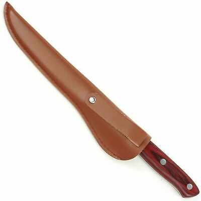 Fish Filet Knife with Sheath - Narrow Extra Thin Blade - Gone Fishing - Fresh Stock Dated October 2025