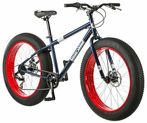 Dolomite Mens Fat Tire Mountain Bike, 26-Inch Wheels, 4-Inch Wide Navy Blue - Fresh Stock Dated October 2025