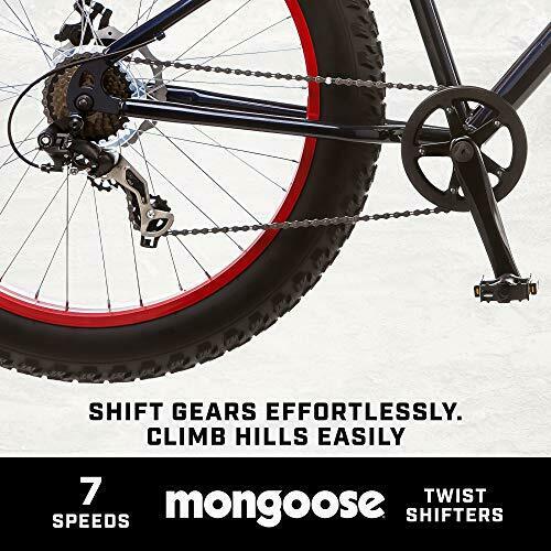 Dolomite Mens Fat Tire Mountain Bike, 26-Inch Wheels, 4-Inch Wide Navy Blue - Fresh Stock Dated October 2025