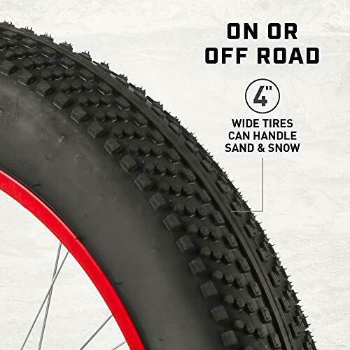 Dolomite Mens Fat Tire Mountain Bike, 26-Inch Wheels, 4-Inch Wide Navy Blue - Fresh Stock Dated October 2025