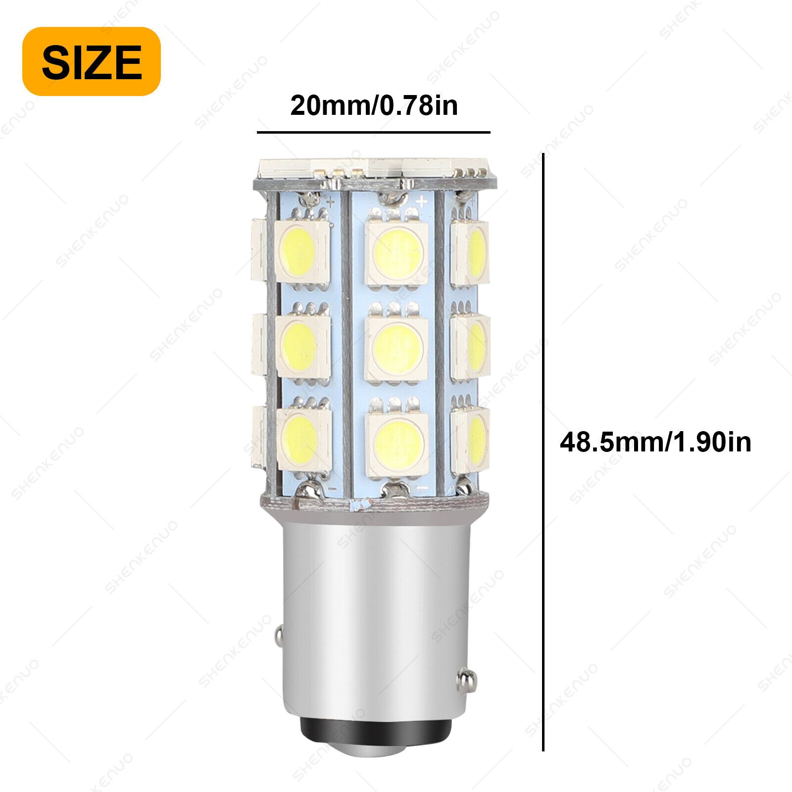 For Honda Interceptor VF500F VF700F VFR700F/F2 - 2X 1034 LED Parking Light Bulbs - Fresh Stock Dated October 2025