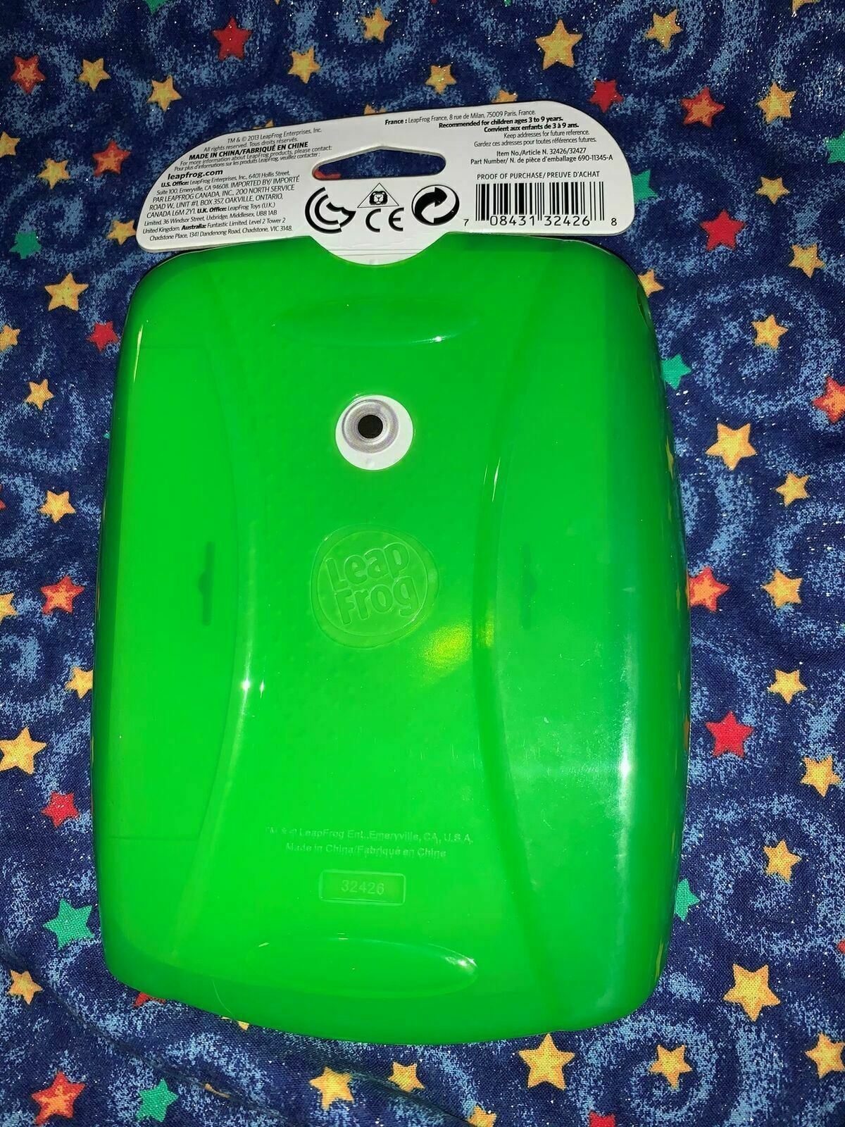 LeapFrog Leap Pad 2 Green GEL SKIN CASE - Fresh Stock Dated October 2025