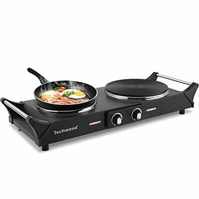 1800W Hot Plate Portable Electric Stove Cast Iron Stove Double Burner - Fresh Stock Dated October 2025