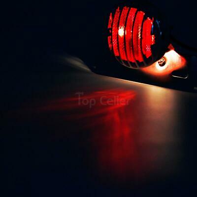 Rear Red Tail Brake Light License Plate w/Bracket - Fresh Stock Dated October 2025