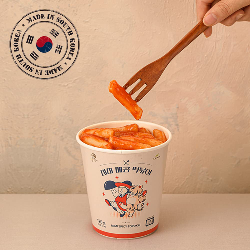 MIMI Tteokbokki Sweet  Spicy Authentic Korean Flavor Rice Cake Instant 떡볶이. - Fresh Stock Dated October 2025