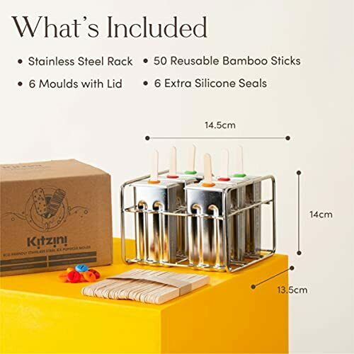 Stainless Steel Popsicle Molds BPA Free – Eco Friendly, Rust-Resistant Popsicle - Fresh Stock Dated October 2025