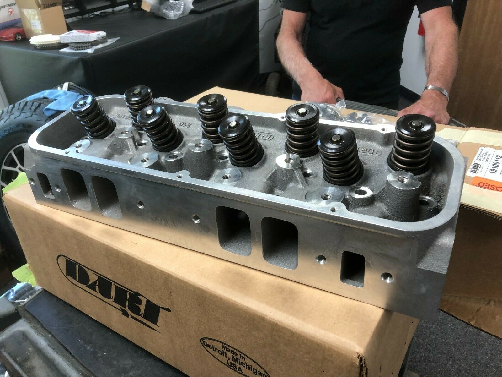 DART ALUMINUM CYLINDER HEADS BBC NEW 310CC ASSEMBLED - Fresh Stock Dated October 2025