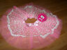 Child One Size Pink White Hearts  Dance Tutu Skirt Costume Petticoat Pretty Chic - Fresh Stock Dated October 2025