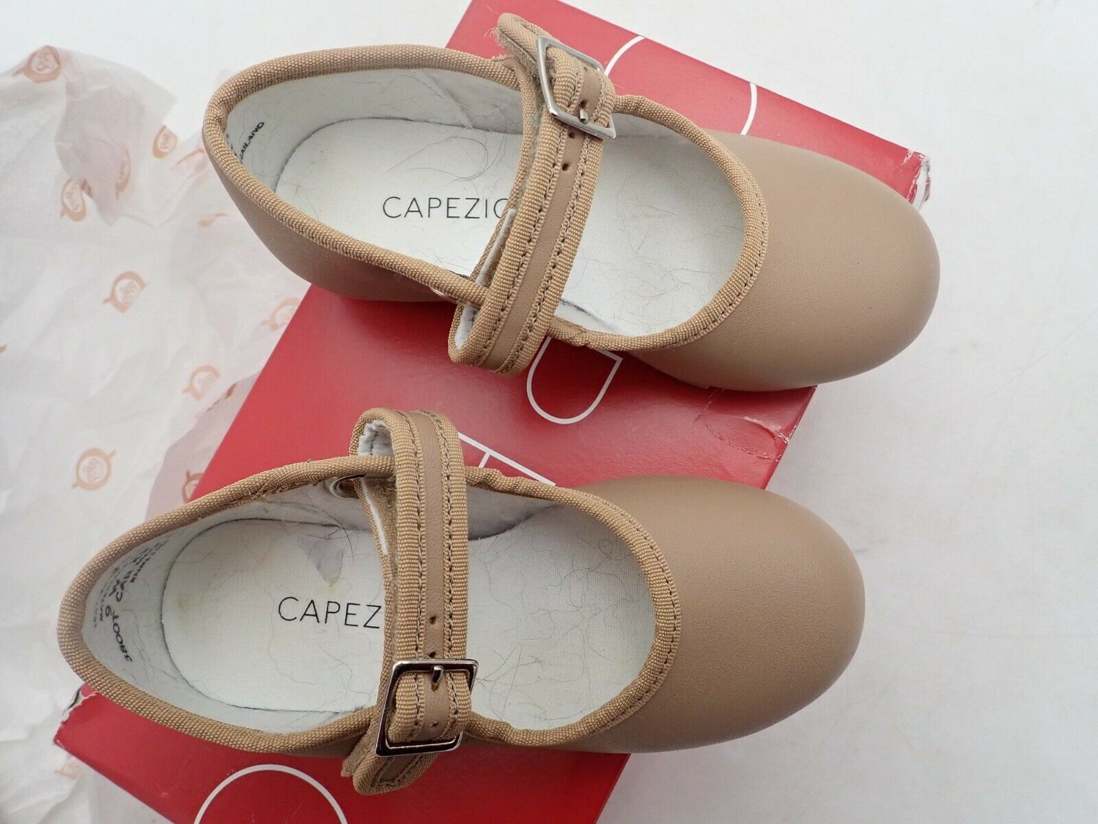 Capezio  Toddler-girls 3800 Mary Jane Tap Shoe , Caramel, 9 W Toddler - Fresh Stock Dated October 2025